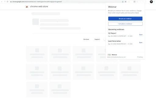 Unduh Zoho Webinar Terbaru – Webinar Online Aman & Mudah - Screenshot 1