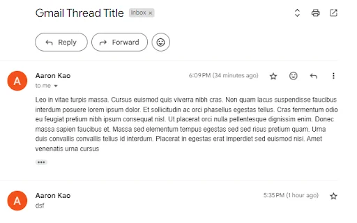 Gmail Reverse Threads – Tampilkan Email Terbaru di Atas - Screenshot 1