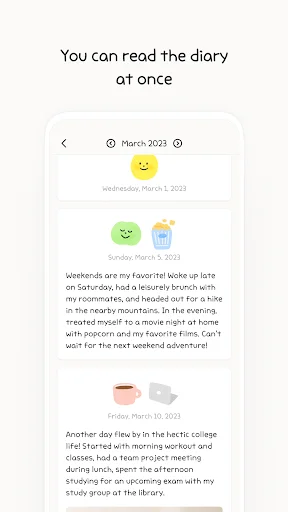 Download Moodie – Buku Harian Mood Terbaik dengan Kunci Aman - Screenshot 12