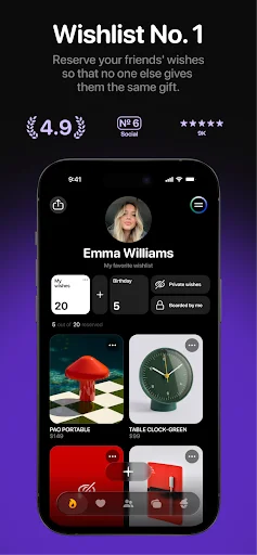 Download Ohmywishes Terbaru – Buat Daftar Keinginan Anda Gratis - Screenshot 1