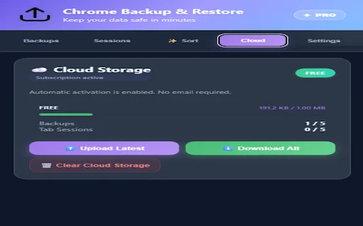 Download Chrome Backup & Restore – Cadangkan Data Browser Gratis - Screenshot 3