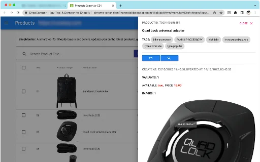 ShopScraper: Spy Tool & Scraper Shopify Terbaik – Unduh Gratis - Screenshot 3