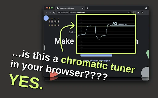 Download Tuner Chrome Terbaru – Penala Musik Akurat Gratis - Screenshot 1
