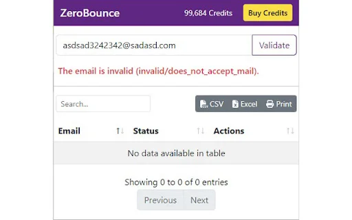 Email Verifier by ZeroBounce – Validasi Email Cepat & Akurat - Screenshot 2