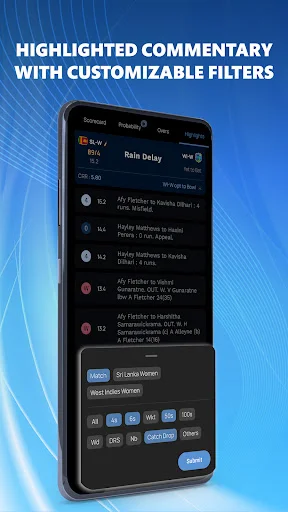 Download CricRadio Terbaru – Skor Kriket Live & Komentar Cepat - Screenshot 31