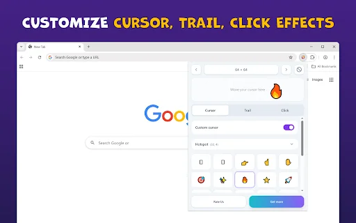 Download Custom Cursor Effects Customizer Terbaru – Ubah Kursor - Screenshot 2
