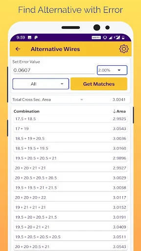 Download Gauge Checker Terbaru – Kalkulator Kawat & Konversi SWG - Screenshot 4