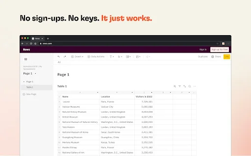 Download RowsX Terbaru – Ekstrak Tabel Data Web Gratis - Screenshot 2