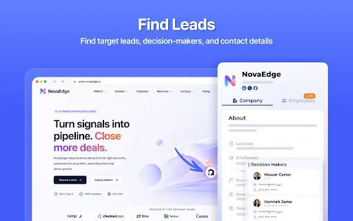 LeadContact: Alat Pencari Email & Lead Bisnis Terbaik 2026 - Screenshot 1