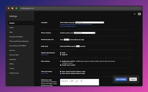 Download Simplify Gmail (Canary) Terbaru – Optimalkan Produktivitas - Screenshot 5