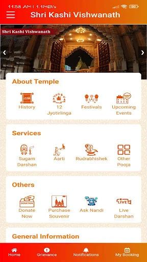 Unduh Aplikasi Shri Kashi Vishwanath Temple Resmi – Pesan Aarti - Screenshot 16