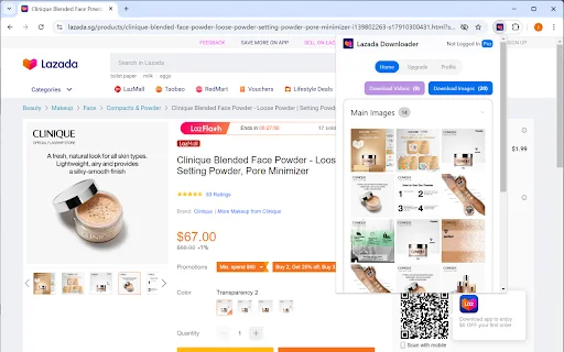 Download Lazada Images Downloader – Simpan Gambar Produk Mudah - Screenshot 1
