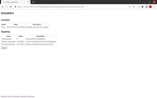 Download Warp Terbaru – Buka Bookmark Chrome Tanpa Mouse - Screenshot 5