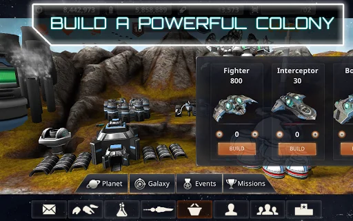 Download Colony Attack Terbaru – Bangun Armada Luar Angkasa Anda - Screenshot 6