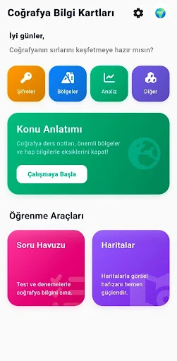 Download Coğrafya Bilgi Kartları Terbaru – Belajar Geografi Gratis - Screenshot 17
