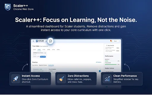 Scaler++: Optimalkan Pengalaman Belajar dan Akses Kelas Scaler - Screenshot 1