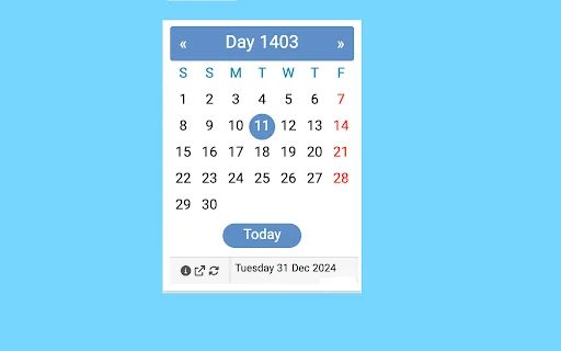 Download Persian Solar Hijri Calendar – Kalender Jalali Gratis - Screenshot 1
