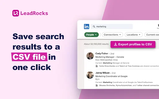 Download LeadRocks for LinkedIn Terbaru – Ekspor Data Gratis - Screenshot 2