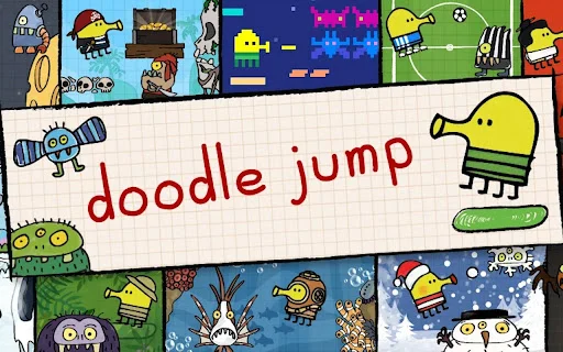 Download Doodle Jump Chrome – Game Seru Tanpa Internet - Screenshot 1