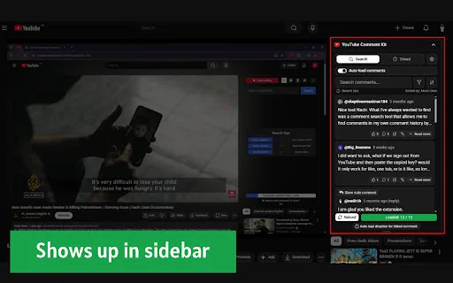 YouTube Comment Kit: Cari Komentar & Waktu di YouTube – Unduh Gratis - Screenshot 2