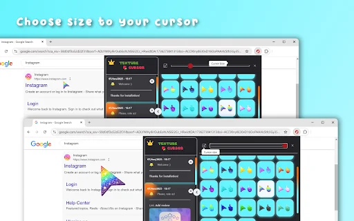 Texture Cursor: Ubah Kursor Chrome Jadi Keren & Lucu Gratis - Screenshot 4