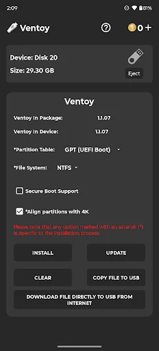 Download Ventoy (Unofficial) Terbaru – Buat Bootable USB Gratis - Screenshot 2