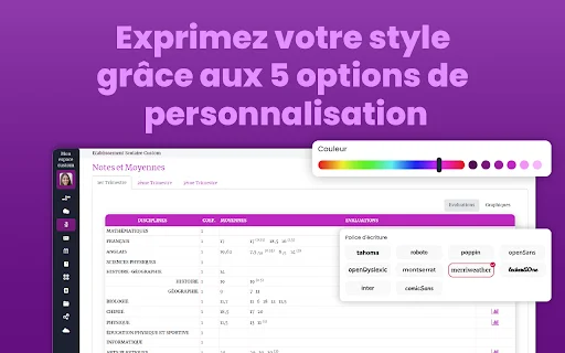 Download CustomDirecte Terbaru – Personalisasi EcoleDirecte - Screenshot 3