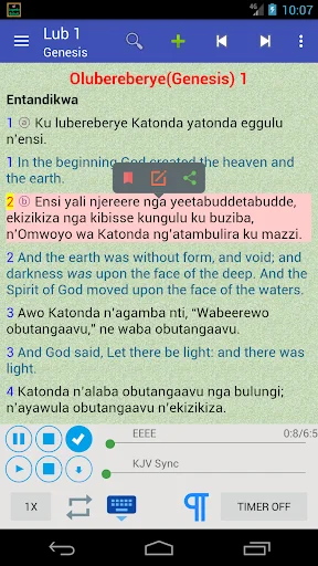 Download Luganda English Audio Bible – Alkitab Audio Gratis - Screenshot 16