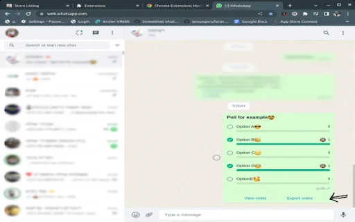 Download Export WhatsApp Surveys Terbaru – Ekspor ke CSV Gratis - Screenshot 1