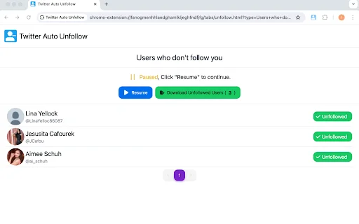 Download Twitter Auto Unfollow Terbaru – Kelola Followers Gratis - Screenshot 3