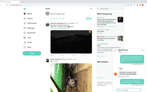 Download Twitter Custom Color Terbaru – Ubah Warna Tema Twitter - Screenshot 4