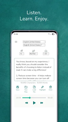 Download Text Reader – Text to Voice Terbaru – Gratis & Offline - Screenshot 1