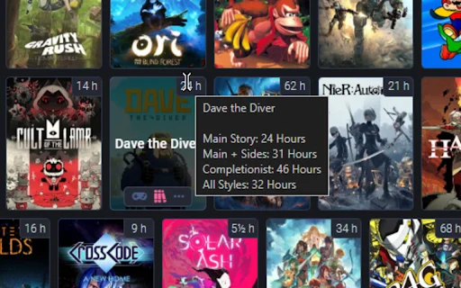 HLTB Extension for Backloggd – Cek Durasi Game dengan Mudah - Screenshot 2