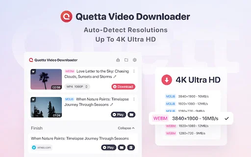 Quetta Video Downloader: Unduh Video HD & M3U8 Gratis - Screenshot 2