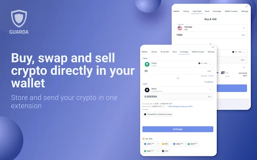 Download Guarda Crypto Wallet – Dompet Multi-Chain Aman & Mudah - Screenshot 3