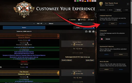 Download Poe Trade Plus Terbaru – Optimalkan Trading PoE Gratis - Screenshot 4