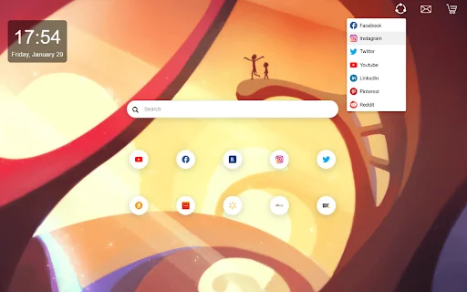 Download Rick and Morty NewTab Terbaru – Tema Keren Gratis - Screenshot 1