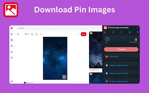 Pinterest Images Downloader: Unduh Foto & Video Pinterest Cepat - Screenshot 5