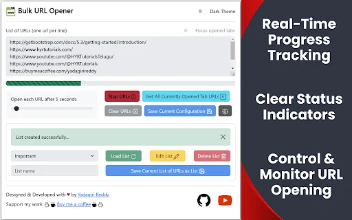 Bulk URL Opener: Buka Banyak Tab Sekaligus dengan Cepat - Screenshot 2