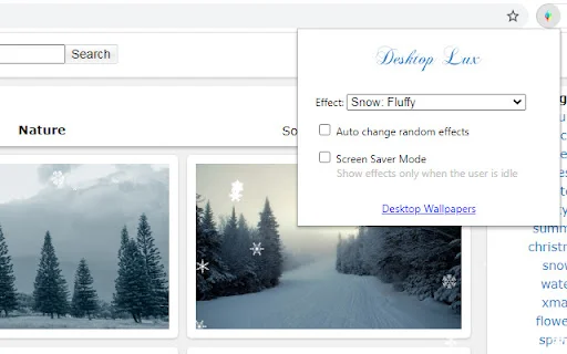 Download Desktop Lux: Effects Terbaru – Efek Web Keren Gratis - Screenshot 5