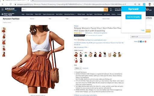 Download Spreadr Amazon Importer Terbaru – Impor Produk 1-Klik - Screenshot 1