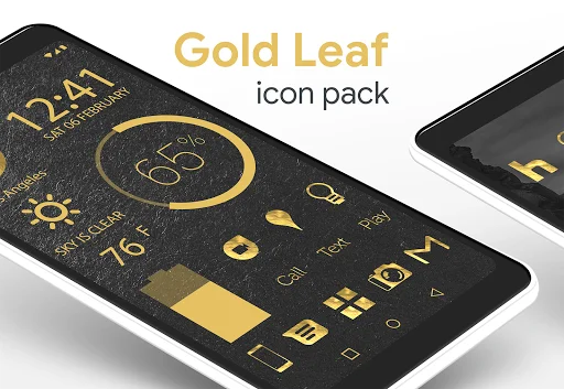Download Gold Leaf Pro Icon Pack Terbaru – Ubah Tampilan HP - Screenshot 7