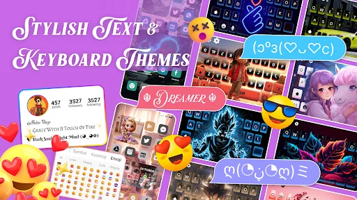 Stylish Text & Keyboard: Font Keren & Tema Keyboard Gratis - Screenshot 17