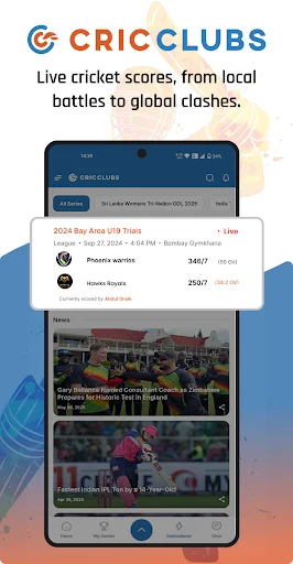 Download CricClubs Mobile Terbaru – Skor Kriket Live & Statistik - Screenshot 3