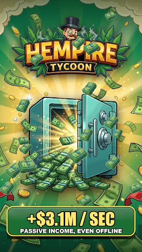 Download Hempire Tycoon – Weed Idle Terbaru – Game Simulasi Bisnis - Screenshot 1