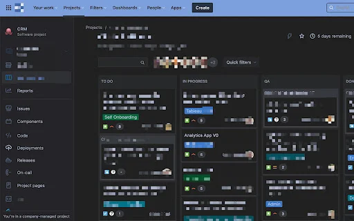 Jira Black – Mode Gelap Terbaik untuk Jira Cloud – Unduh Gratis - Screenshot 1