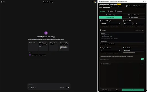 Download Gemini Automation Terbaru – Bot Batch Prompting Gratis - Screenshot 1