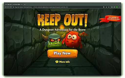 Mainkan Keep Out Unblocked Game – Petualangan Dungeon Seru - Screenshot 1