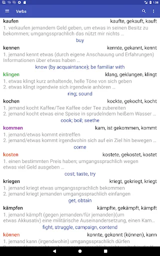 Download Deutsche Verben Terbaru – Belajar Konjugasi Bahasa Jerman - Screenshot 18