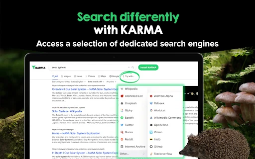 Download KARMA Terbaru – Cari di Web Sambil Melindungi Alam - Screenshot 3